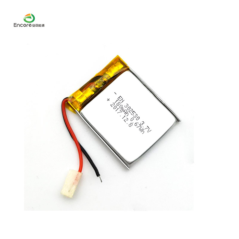 सुंदरता के लिए 3.7v 180mah लीपो बैटरी