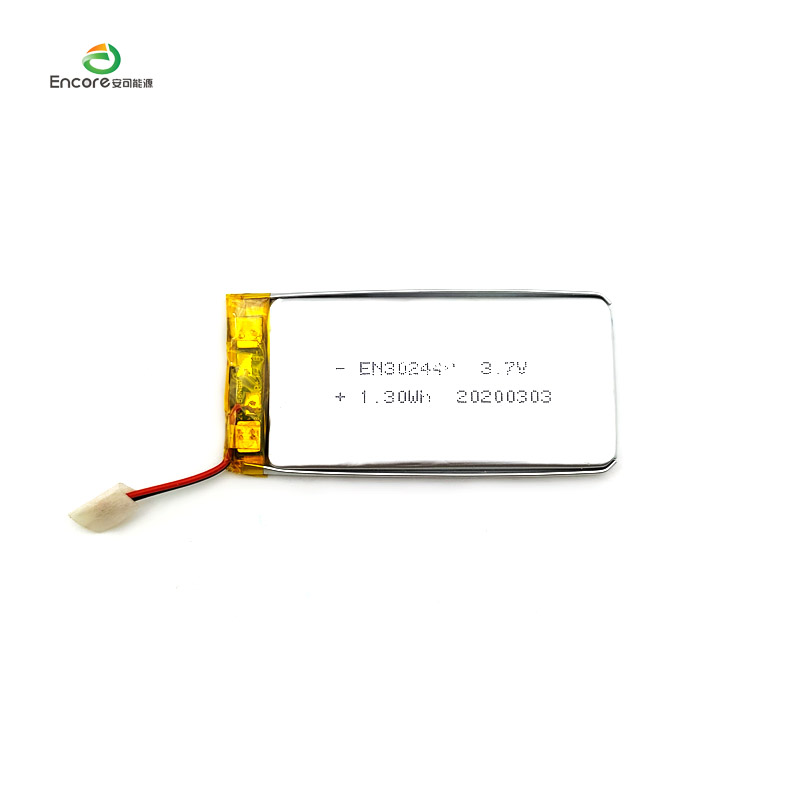 3.7v 350mah लिथियम आयन ली पॉलिमर बैटरी