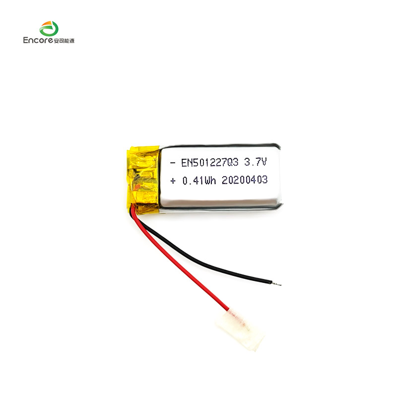 501227 3.7v 110mah लिथियम पॉलिमर बैटरी