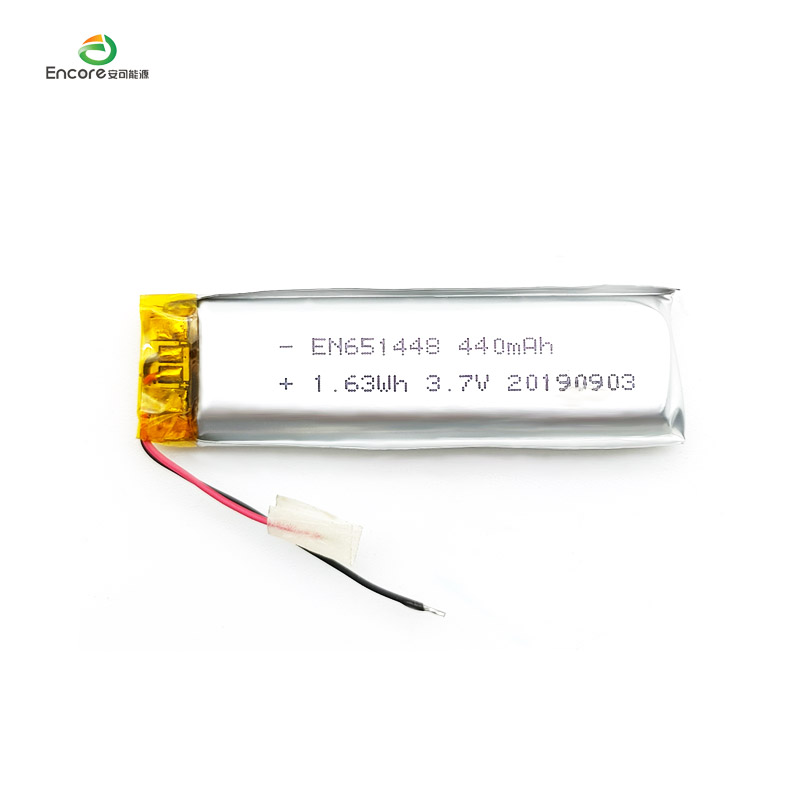 651448 450mah 3.7v लाइपो बैटरी